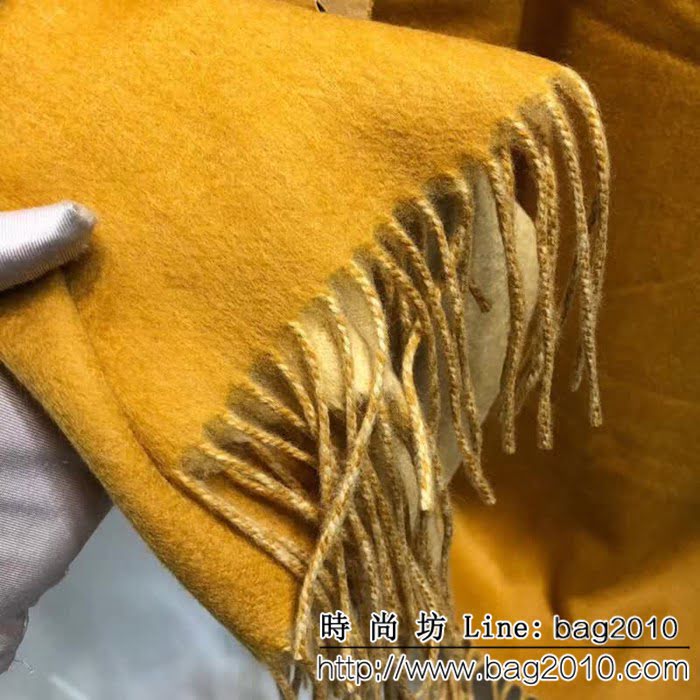 HERMES愛馬仕經典款羊絨圍巾 圍巾披肩兩用 LLWJ7790
